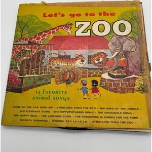 Peter Rabbit Records Lets Go To The Zoo 12 Favorite Animal Songs LP K21